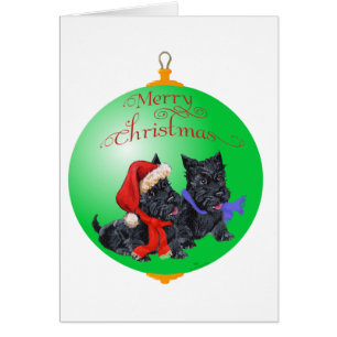Ornement de Noël Terrier Écossais