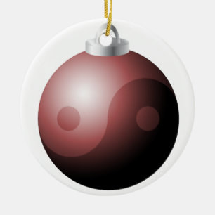 Ornement de Noël Yin & Yang