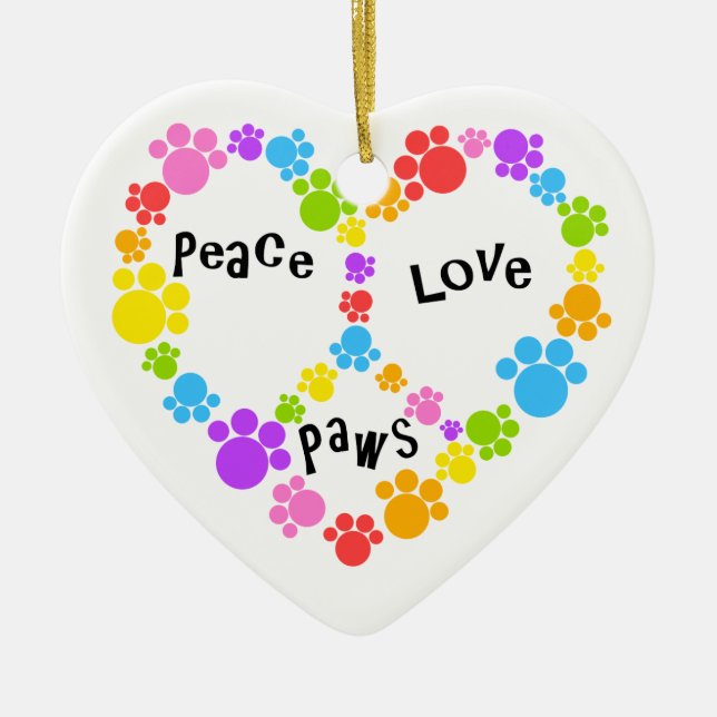 ornement de paix et d'amour ! Signe de paix (Devant)
