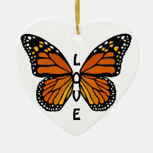 Ornement de papillon personnalisé par ornement de