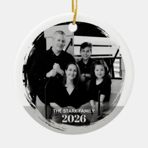 Ornement de photo de famille - Moderne
