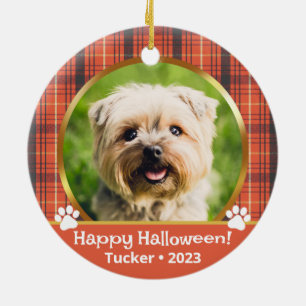 Ornement de photo personnalisé pour Halloween avec