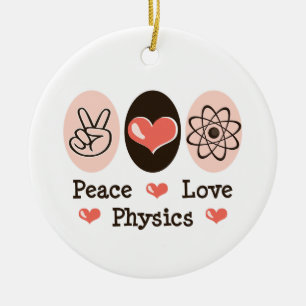 Ornement de physique d'amour de paix