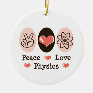 Ornement de physique d'amour de paix