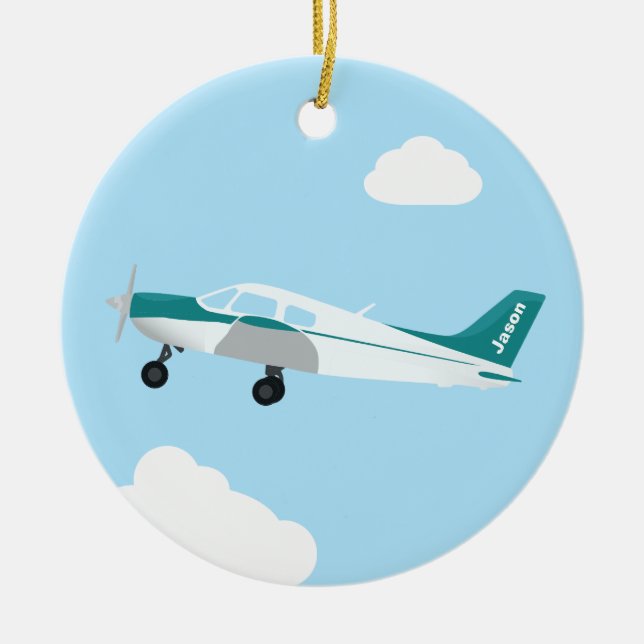 Ornement de pilote personnalisé (Devant)