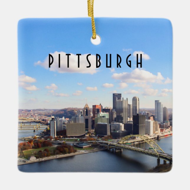 Ornement de Pittsburgh Skyline (Devant)