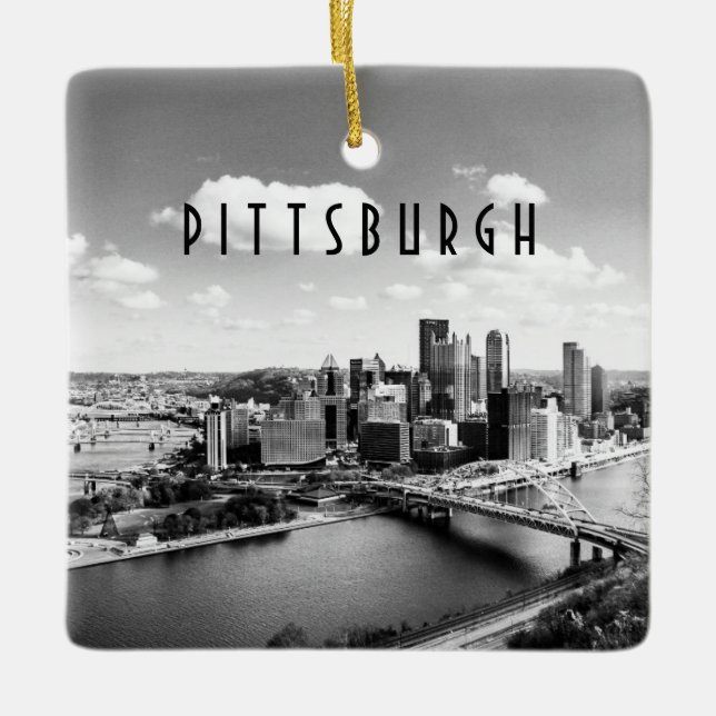 Ornement de Pittsburgh Skyline (Devant)