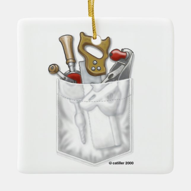 Ornement de poche de charpentier (Devant)