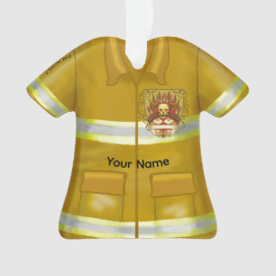 ornement de pompier Flames Shield