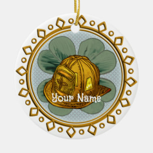 Ornement de pompier irlandais