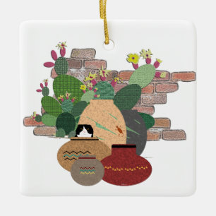 Ornement de pots d'argile