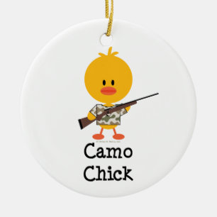 Ornement de poussin de Camo