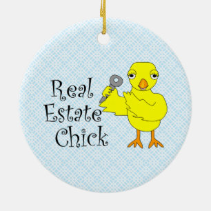 Ornement de poussins de l'immobilier