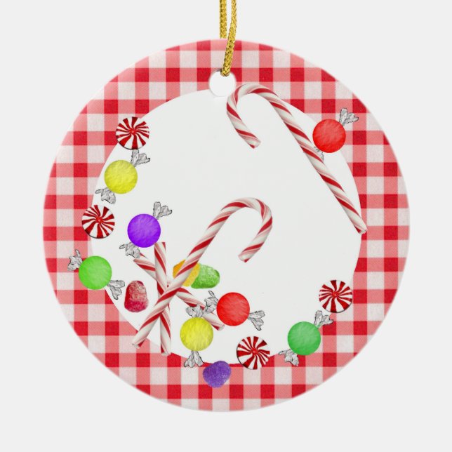 Ornement de prunes de sucre (Devant)