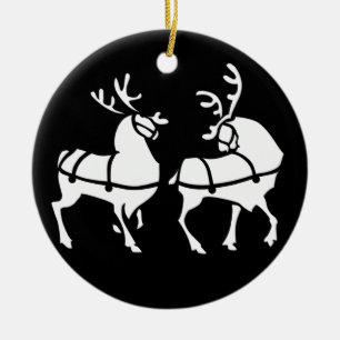 Ornement de Renne de Noël Décorations de Fêtes