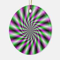 Ornement de roue à rotation de néon