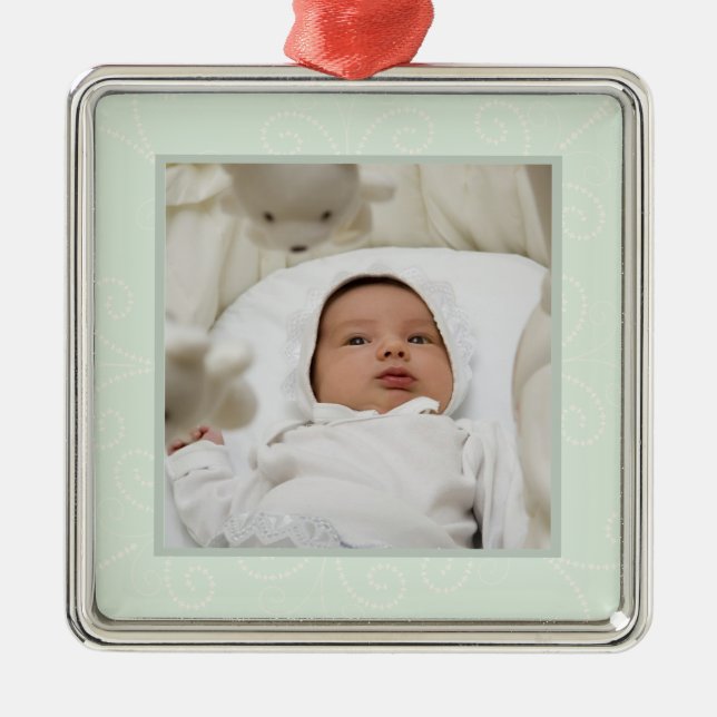 Ornement de rouleau (vert) (Devant)