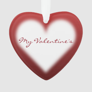 Ornement de Saint Valentin Customisé Amour Ornemen