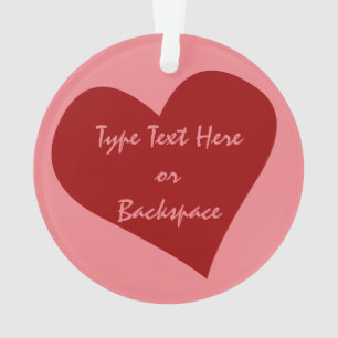 Ornement de Saint Valentin Customisé Amour Ornemen