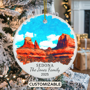 Ornement de Sedona personnalisé, État de l'Arizona