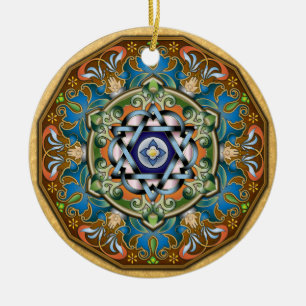 Ornement de Shalom de mandala