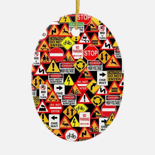 Ornement de signalisation - personnaliser ! (Devant)