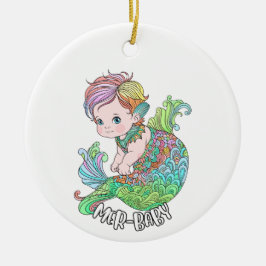Ornement de sirène - Mer-Baby (fille)