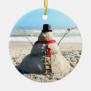 Ornement de Snowman en Floride