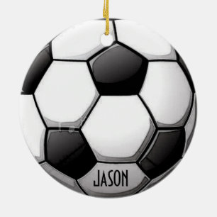 Ornement de soccer personnalisé