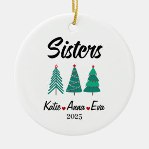 Ornement de soeurs personnalisé, Cadeau de soeurs