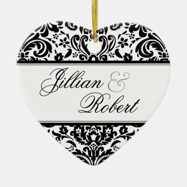 Ornement de souvenir de damassé (Devant)