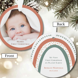 Ornement de souvenir de premier Noël de bébé