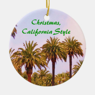 ORNEMENT DE STYLE CALIFORNIA DE NOËL