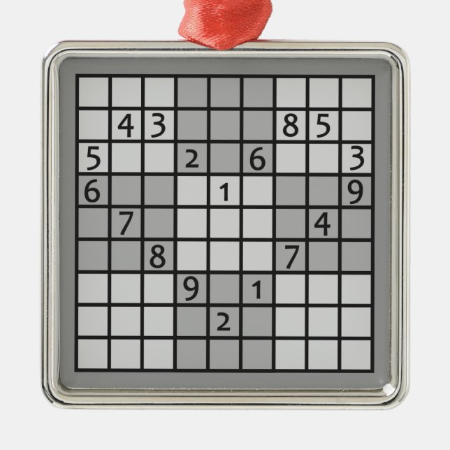 Ornement de SUDOKU (Devant)