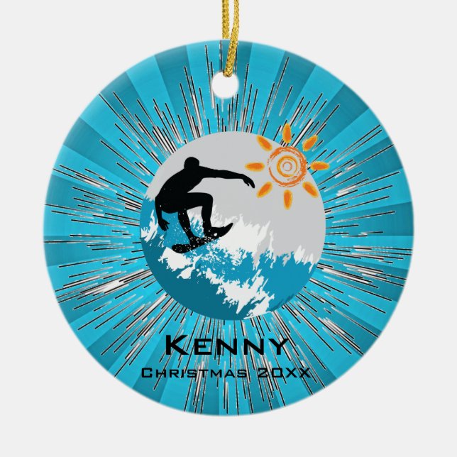 Ornement de surf (Devant)