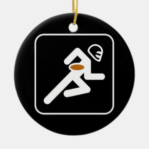 Ornement de symbole du football