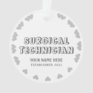 Ornement de technicien chirurgical personnalisé