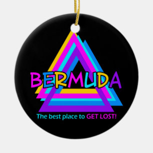 Ornement de TRIANGLE des BERMUDES - personnaliser