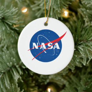 Ornement de vacances en céramique Iconique NASA (C