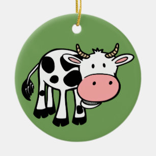 ornement de vache de campagne