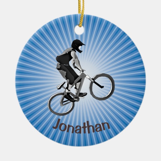 Ornement de vélo personnalisé (Devant)