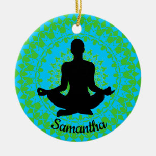 Ornement de Yoga personnalisé