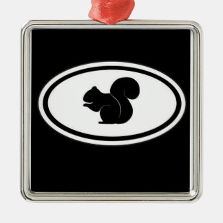 Ornement d'écureuil noir