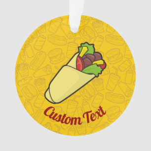 Ornement d'enveloppement de sandwich Tortilla