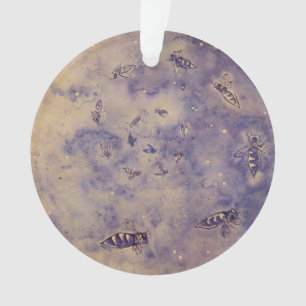 Ornement des abeilles spatiales
