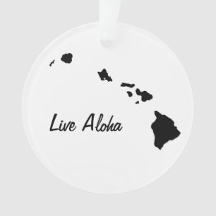 Ornement des îles Hawaii personnalisées