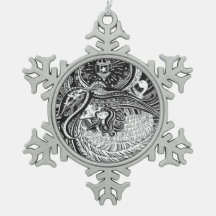 Ornement d'étain peu d'ange de fille de match