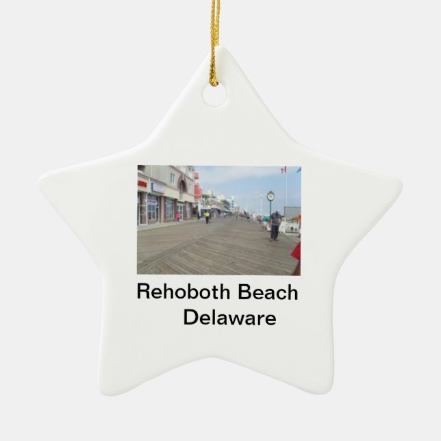Ornement d'étoile du Delaware de promenade de (Devant)