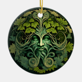 Ornement d'Halloween de l'homme vert