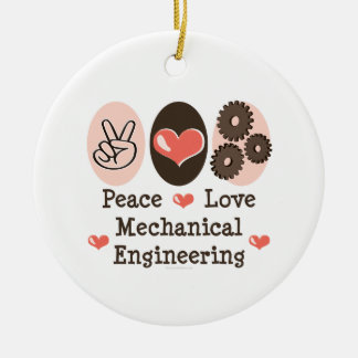 Ornement d'industrie mécanique d'amour de paix